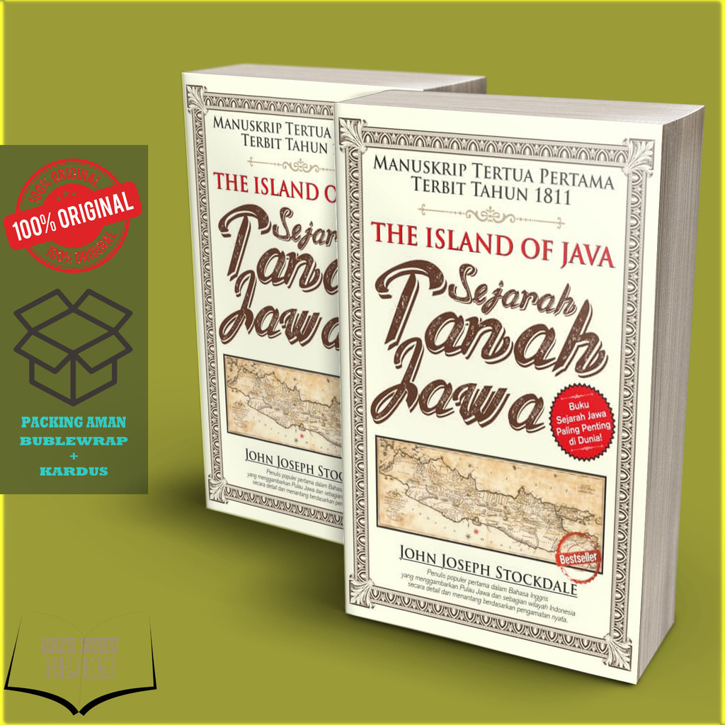Buku Sejarah Tanah Jawa : The Island Of Java - John Joseph Stockdale
