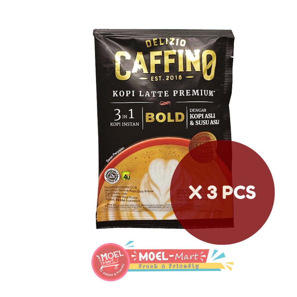 

CAFFINO LATTE BOLD 3 Pcs x 30GR