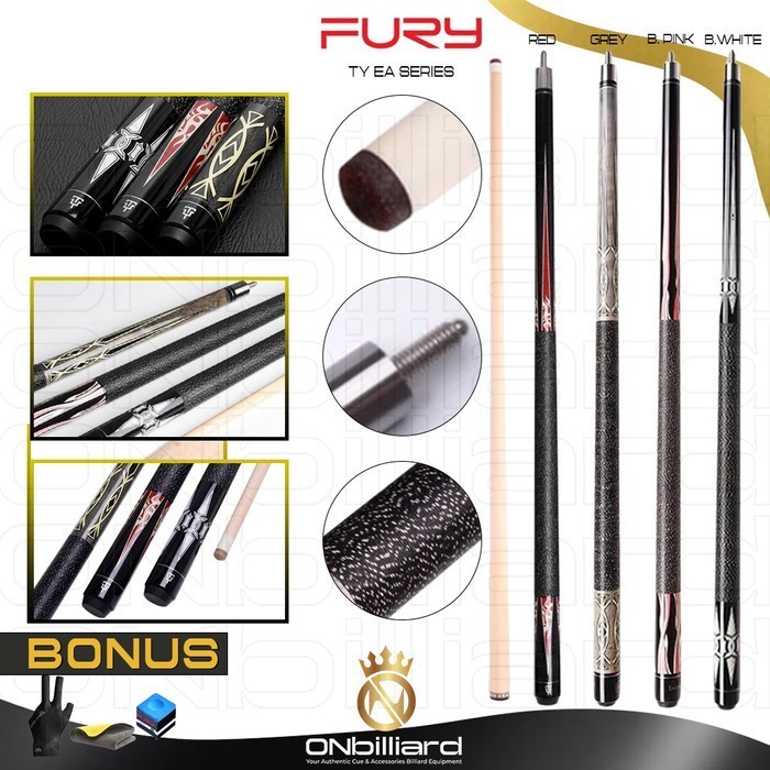 FURY TY EA CUE STICK STIK PLAY BILLIARD BILIAR BILIARD BILIYAR