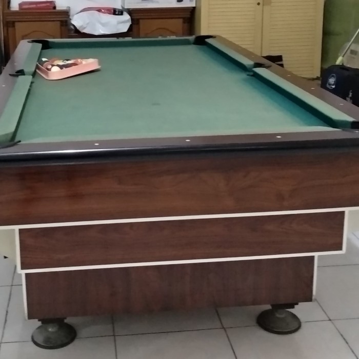 MEJA BILLIARD 7 FEET FT BONUS STICK BILLIARD