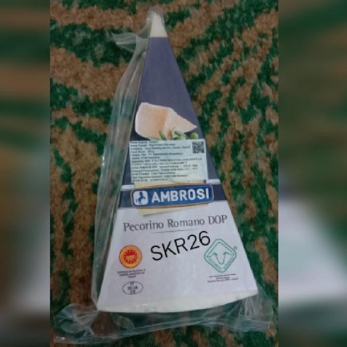 

Keju Pecorino Romano DOP 200gr Ambrosi JS