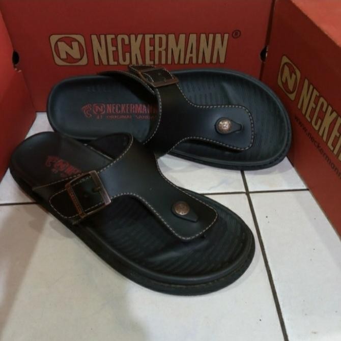 Sandal Jepit Pria merk Neckerman original eden-044 hitam