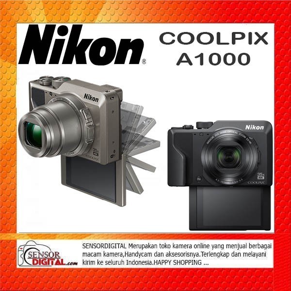 Nikon Coolpix A1000 Digital Camera - Garansi Resmi Nikon