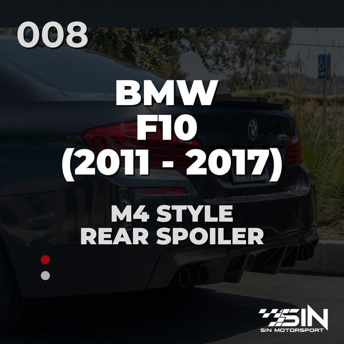 Spoiler Bmw F10 5 Series / Ducktail Bmw F10 Carbon M4 Style