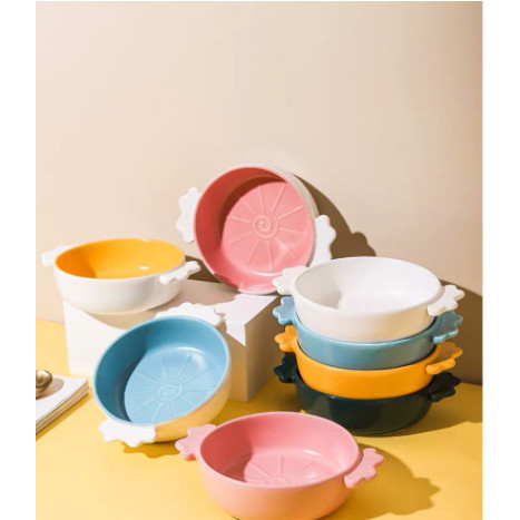 Nordic Baking Tray / Mangkuk Oven Keramik Impor Gaya Nordic