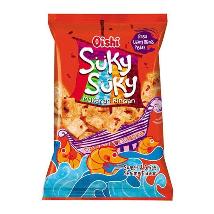 

OISHI Suky Suky Rasa Udang Manis Pedas 70gr