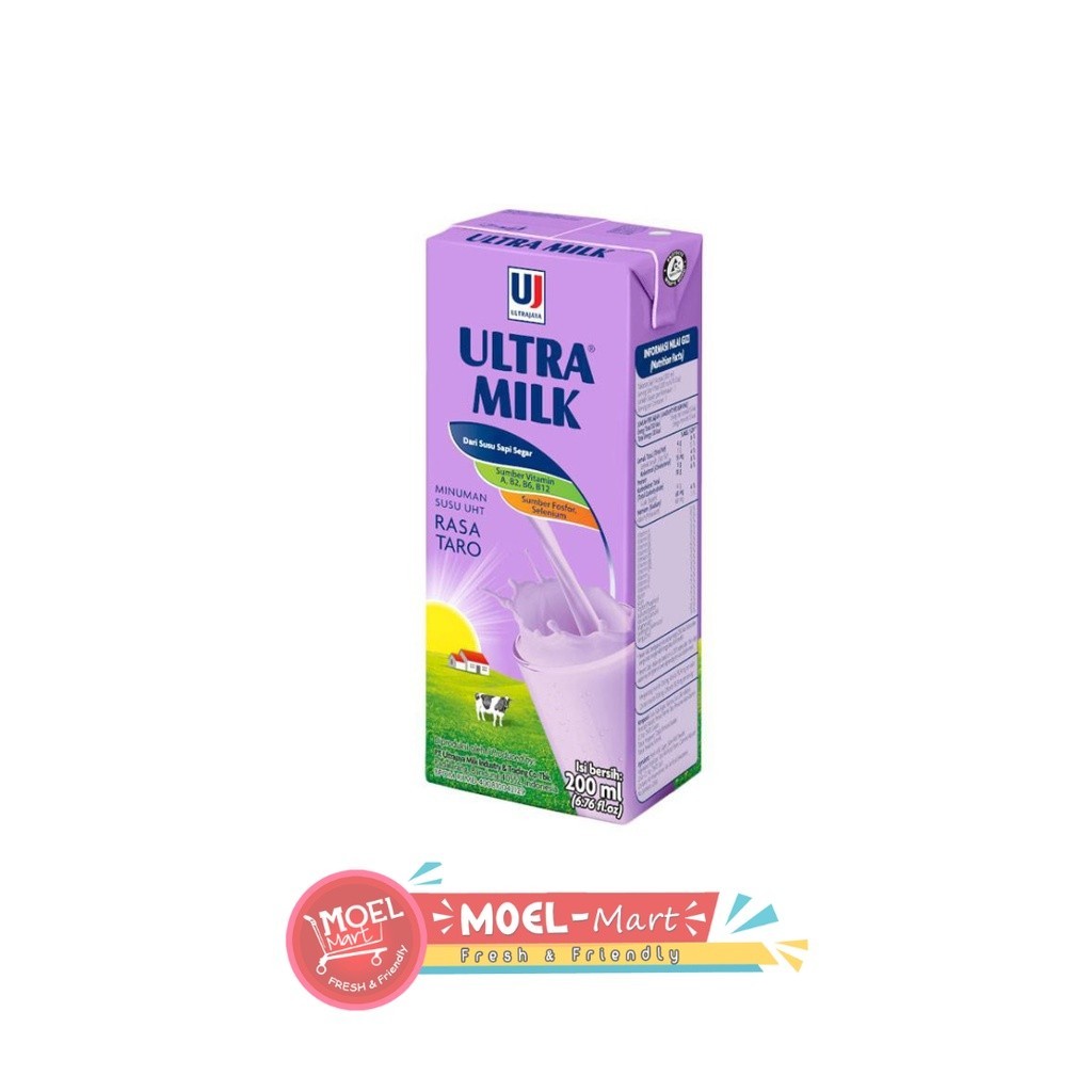 

ULTRA MILK Uht Rasa Taro 200ml