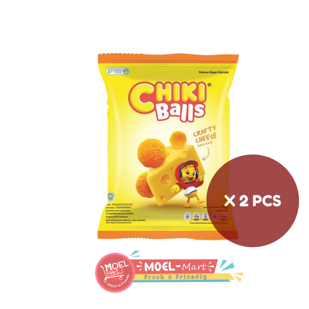 

CHIKI BALLS Keju 2pcs x 55gr