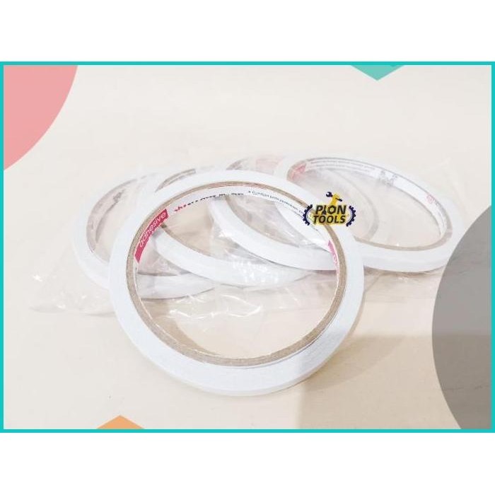 

NACHI DOUBLE TAPE 6 mm 12 mm 24 mm Isolasi Lakban Plakban Selotip 13m4