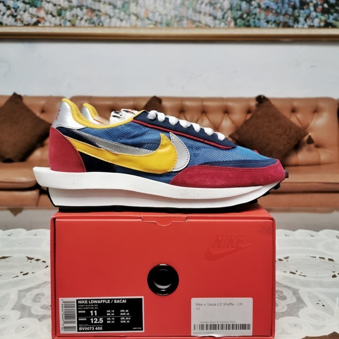 Sacai X Nike Ldv Waffle Daybreak Blue