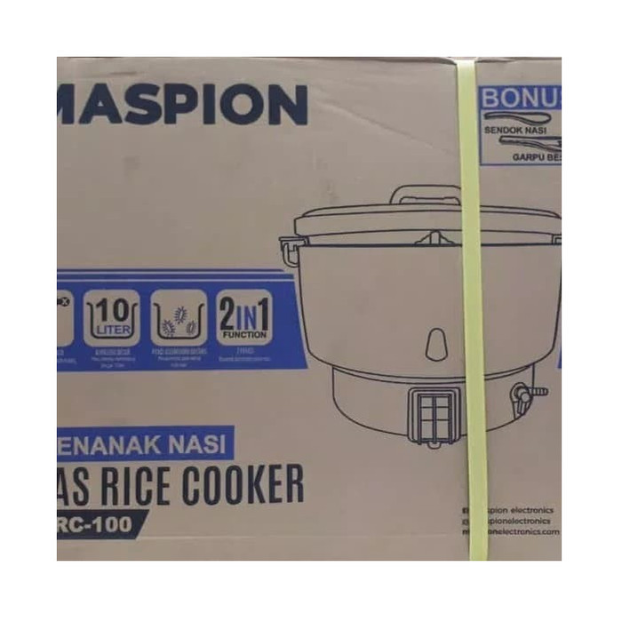 Maspion Gas Cooker Gas Rice Cooker Penanak Nasi 10 Liter Grc-100