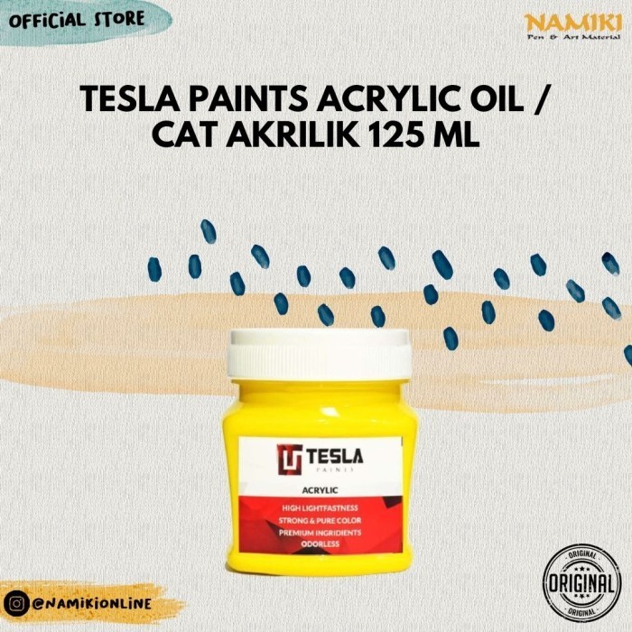 

Tesla Paints Acrylic Oil / Cat Akrilik 125 ml