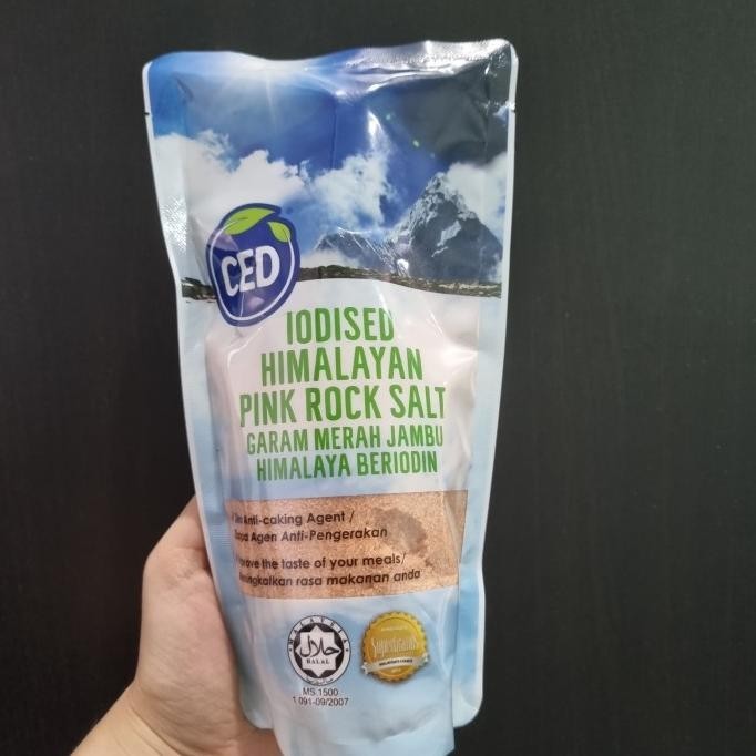 

ced natural himalayan pink rock salt 500 gr garam himalaya