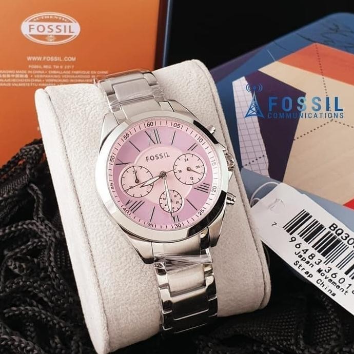 Jam Tangan Analog Wanita Merk Fossil Original Type : BQ3034