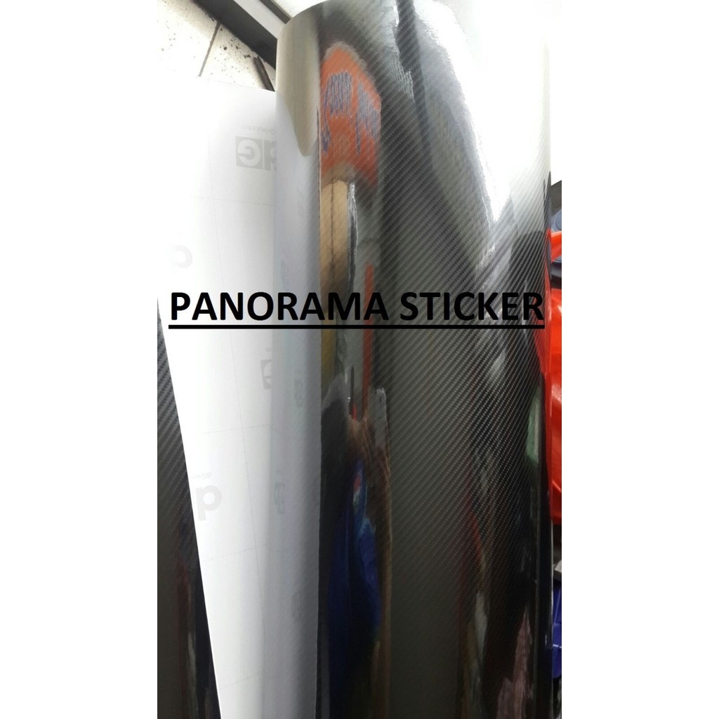 Stiker Karbon Hitam (Black) 5D