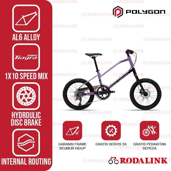 Polygon Sepeda Minivelo Zeta 2 Purple