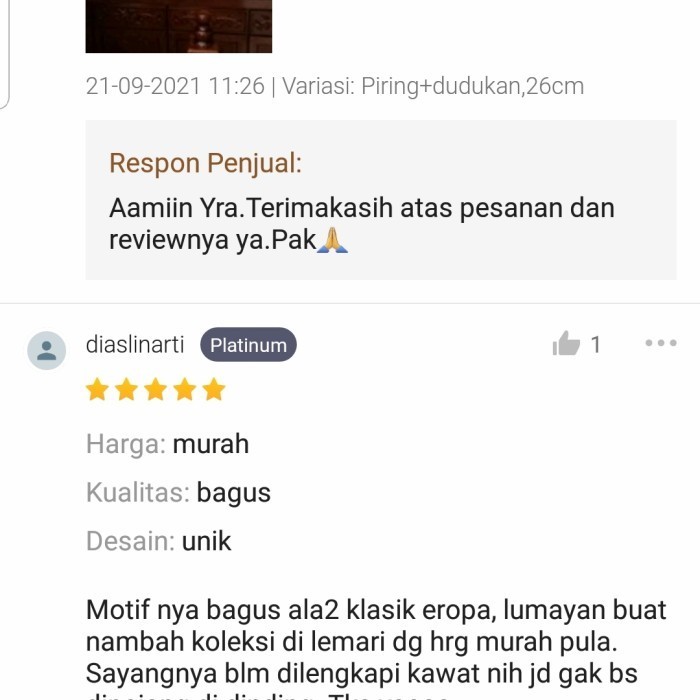 Sango Piring Hias/ Hiasan Dinding/ Keramik Biru Putih