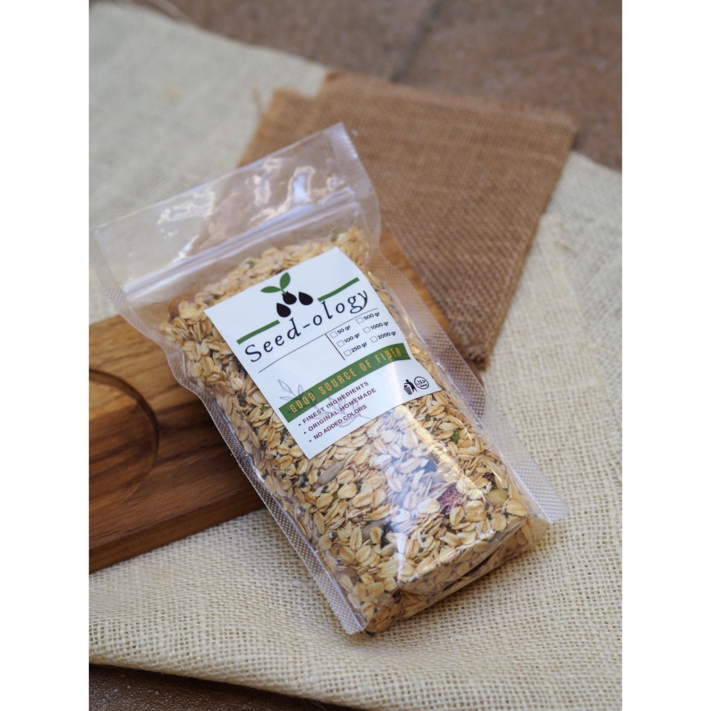 

Autumn Leaves Mixed Fruit Nut and Seed Muesli 500gr - Makanan Sehat / Oatmeal / Sarapan / Diet