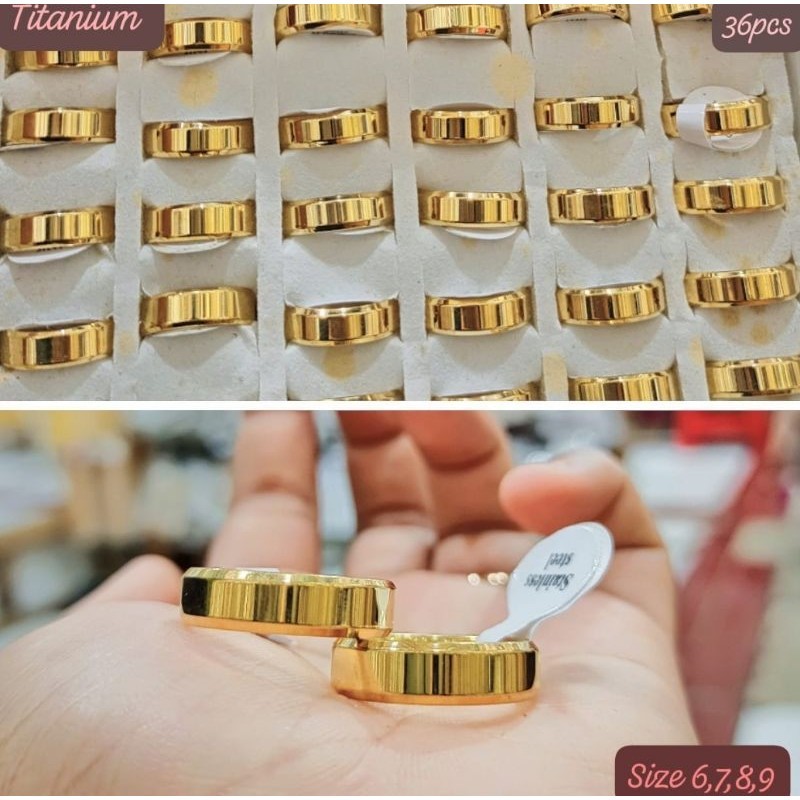 Cincin Couple gold, lapis emas24k, awet pakai harian