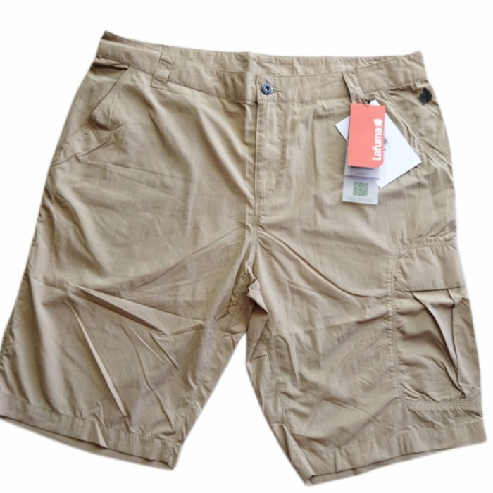 Cargo Short Lafuma Celana Cargo Pria Celana Outdoor - Cream, 34
