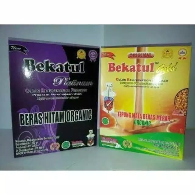 

Bekatul Gold Beras Merah / Bekatul Platinum Beras Hitam ( Organic )