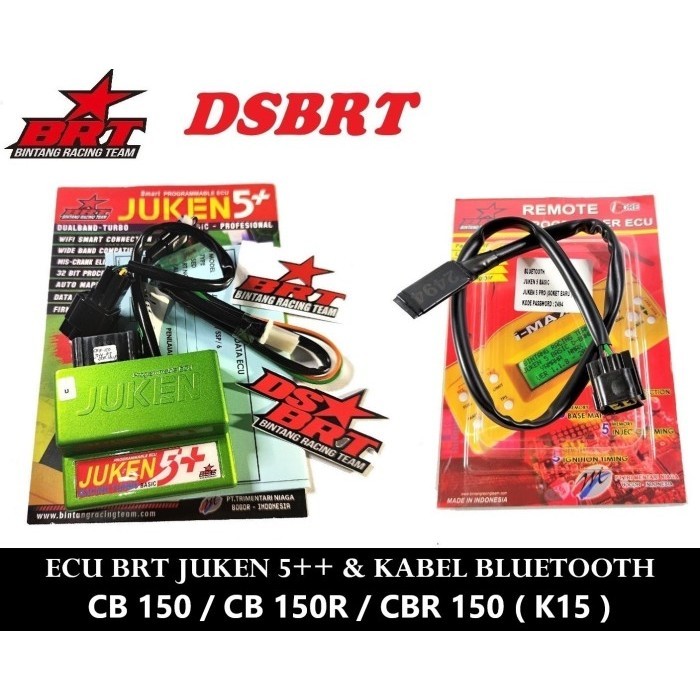 Tersedia Paket Ecu Brt Juken 5+ Plus Cb150 Old Cbr150 Cb 150R K15 + Bluetooth Sparepart