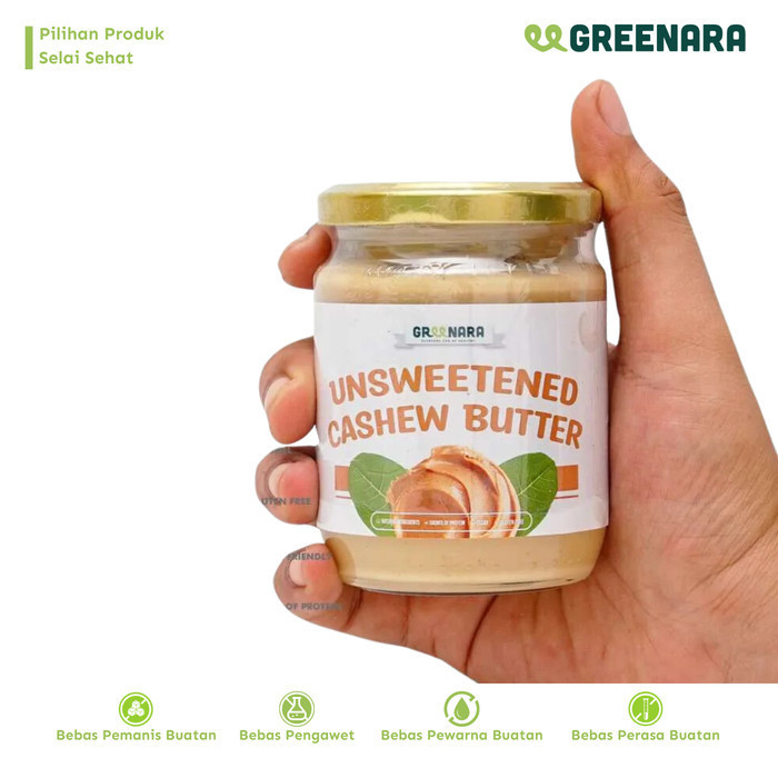 

Andan Greenara Unsweetened Cashew Butter 230Gr / Selai Mede