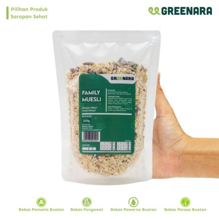 

Andan Family Muesli 250Gr / Sarapan Sehat