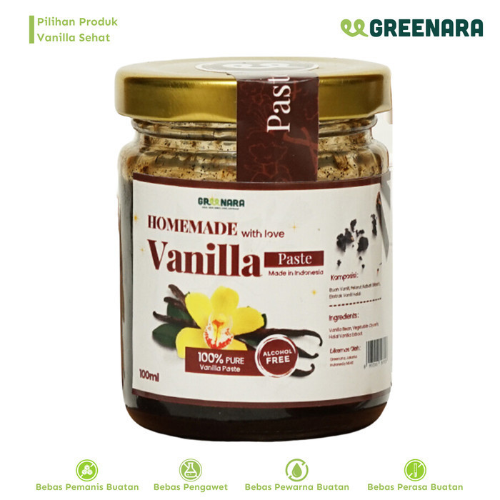

Andan Natural Vanilla Paste 100Ml Alcohol Free / Pasta Vanila 100Ml Alami