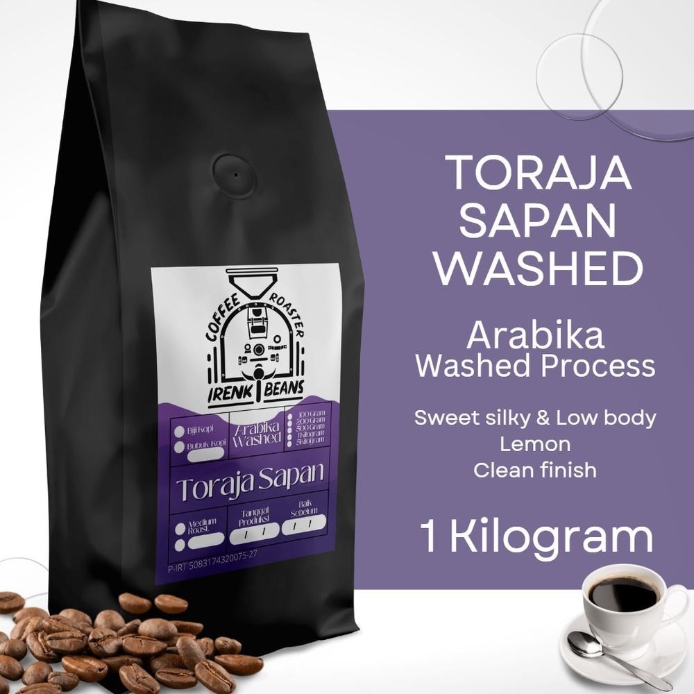 

Kopi Arabica Toraja Sapan 1000g Biji Bubuk P19A