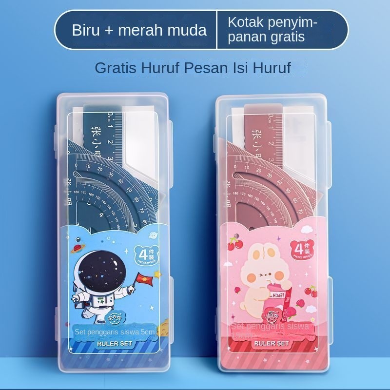 

Penggaris Aluminium Aloi, Alat Tulis Siswa Belajar, Gigi Segitiga