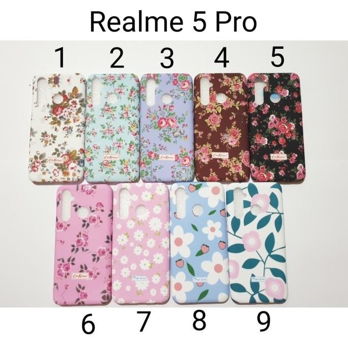 Case Softcase Realme 5 Pro Motif Ck Flower /case Flower Realme 5 Pro