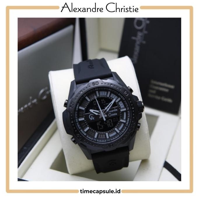 Baru Jam Tangan Pria Alexandre Christie Original Ac 9370 Mh