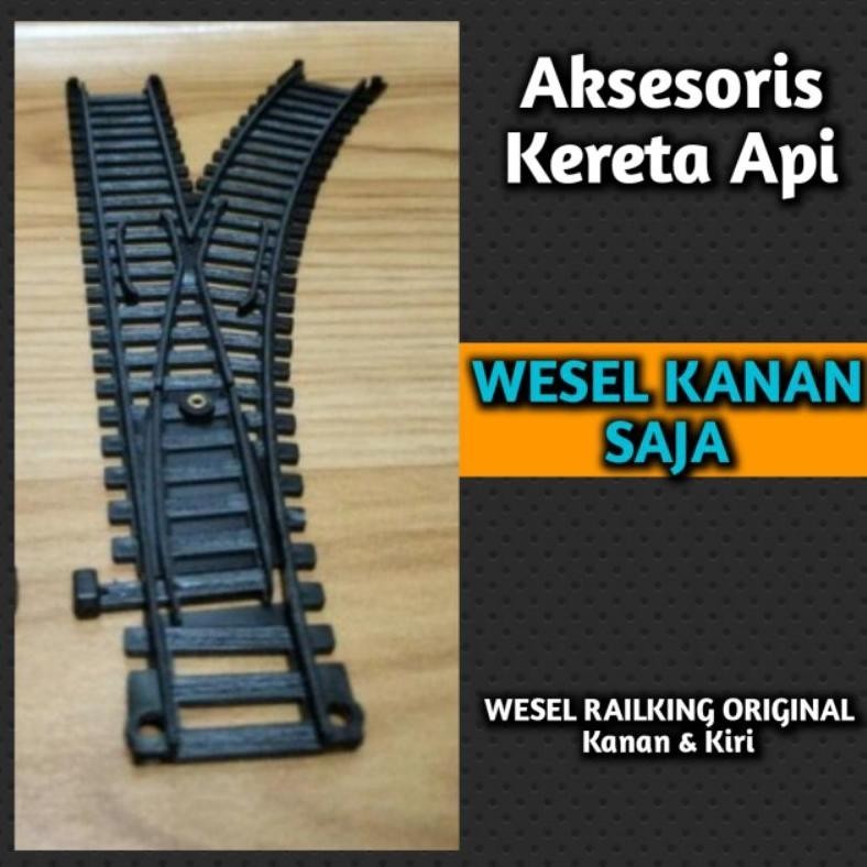 Diskon Rel Wesel Belok Atau Bercabang || Wesel Original Railking - Kereta Api Indonesia Zn534
