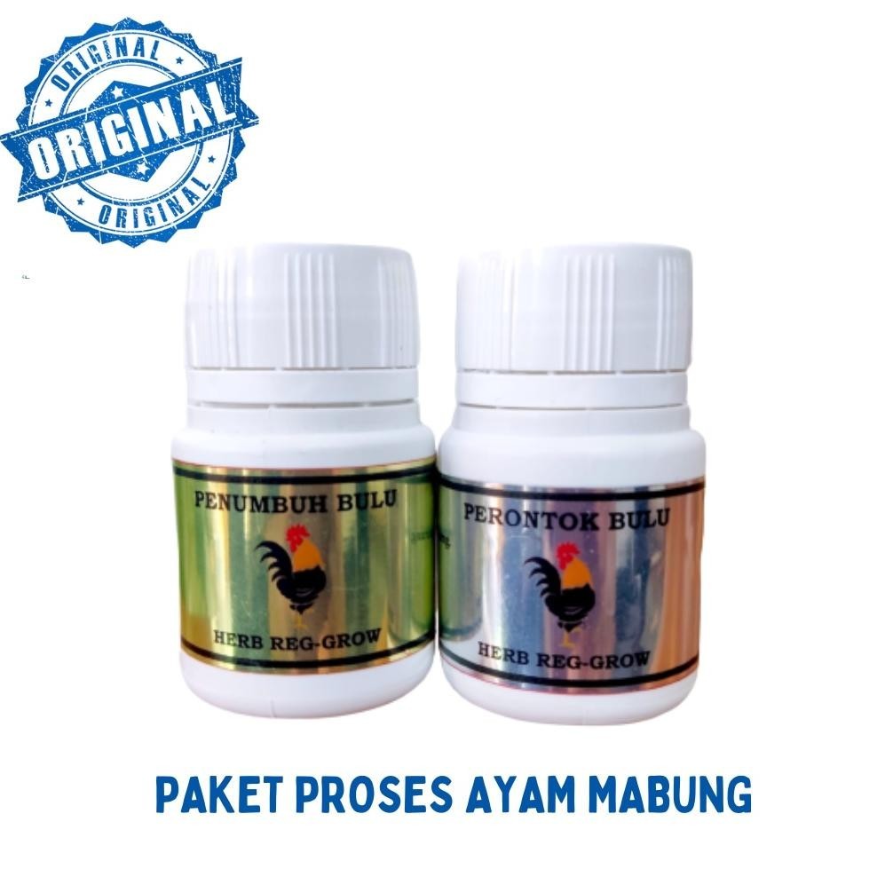 6.6 Paket Ayam Mabung - Penumbuh Bulu Perontok Bulu Ayam Membantu Proses Mabung