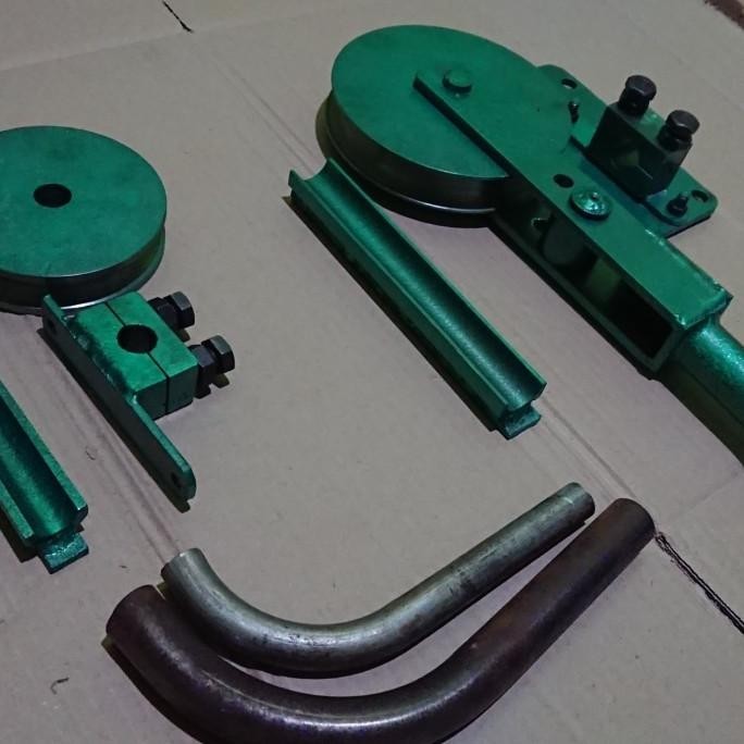 alat roll bending pipa manual untuk pipa besi ukuran 3/4 in dan 1/2 in