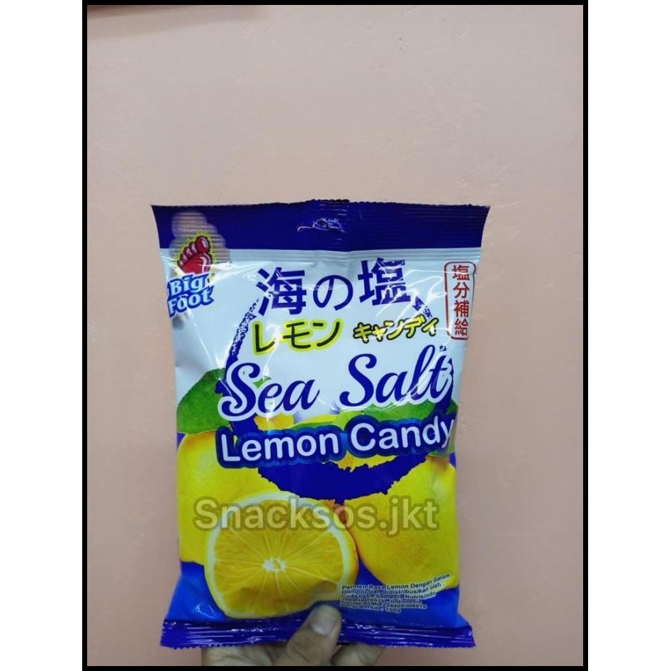 

Big Foot Sea Salt Lemon Candy 150Gr Candy