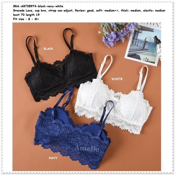 Tank Top Bra Renda Lace Crop Top Lingerie Kemben Korea Ab735974