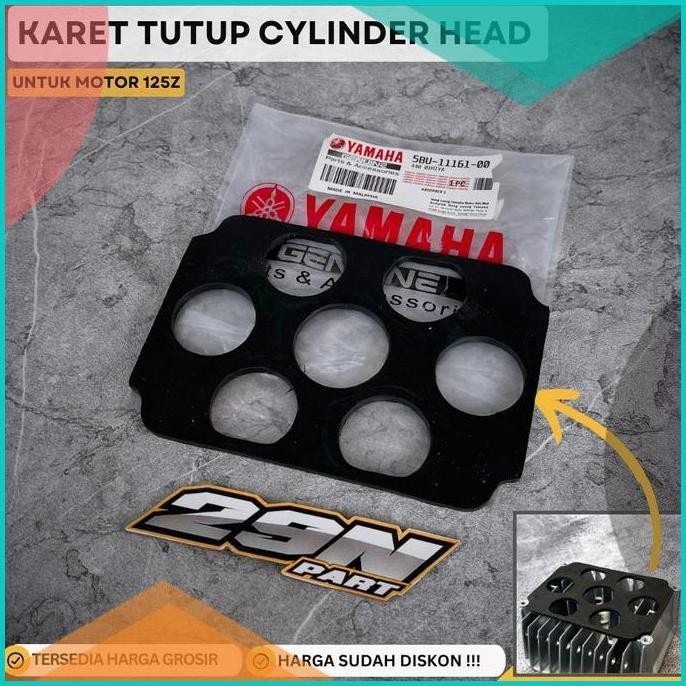 Karet Cover Tutup Cylinder Blok Head Motor Yamaha 125Z 5BU-11161-00 13