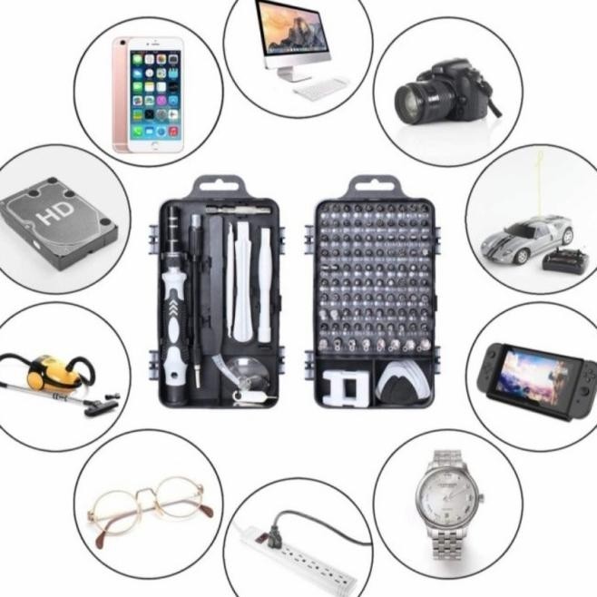 Obeng Hp Full Set Obeng Service Komputer Laptop Hp Servis 115 In 1 Evander.Online