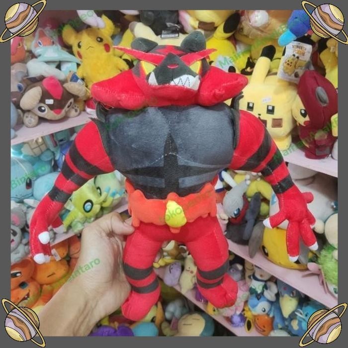 [ZTY] BONEKA POKEMON INCINEROAR ARTIKULASI CUTTING BRAND