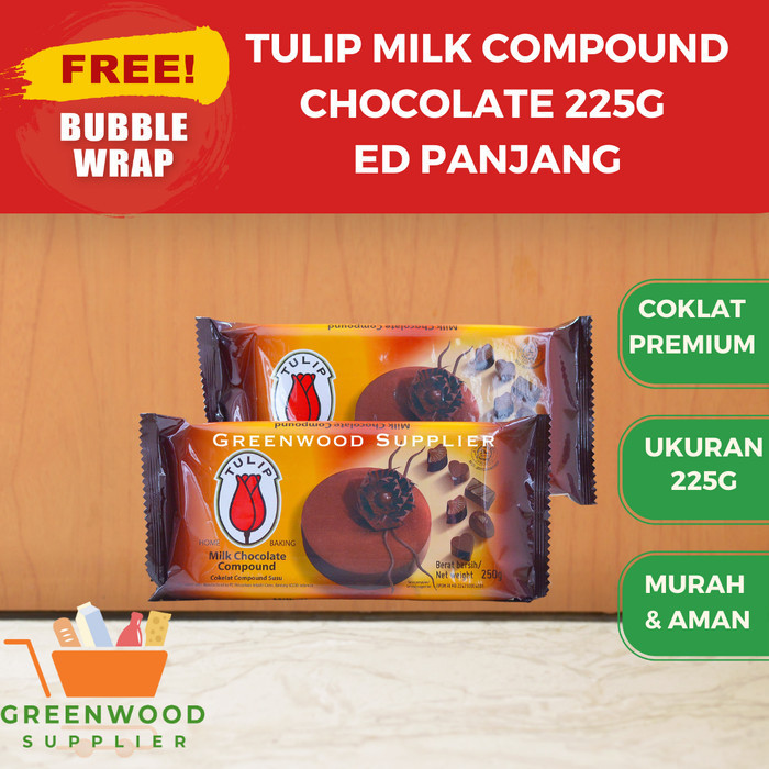 

Brom Tulip Milk Chocolate Compound - 250G (Premium Quality)