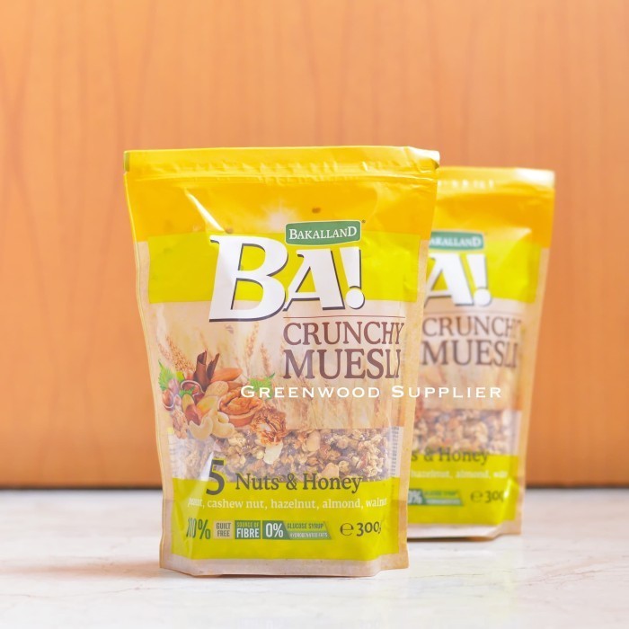 

Brom Bakalland - Crunchy Muesli 5 Nuts & Honey (Premium)