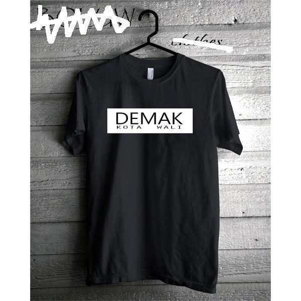 Kaos T Shirt Pria Demak Kota Wali