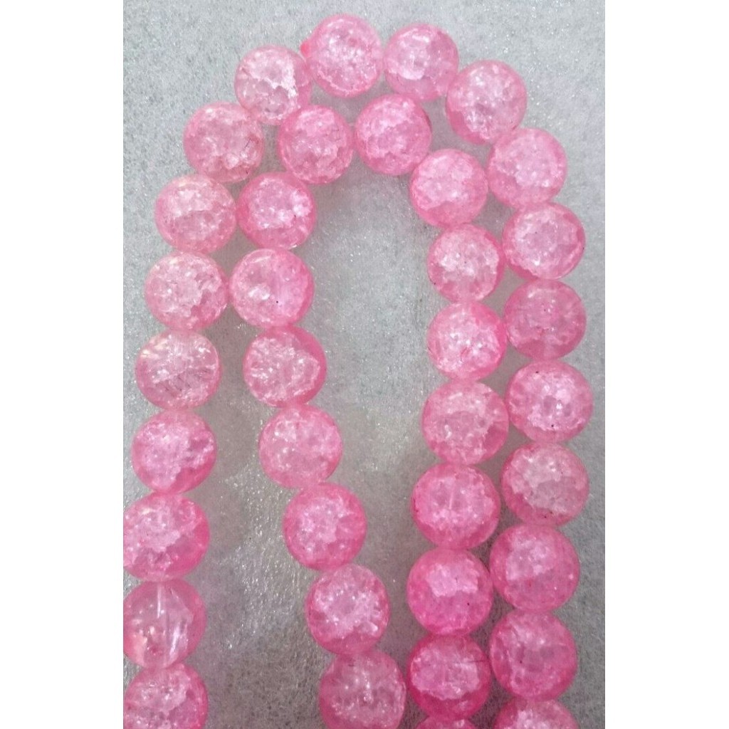 

!!!!!!] KRISTAL CRACK PINK / MANIK BOLA SALJU RETAK 16MM