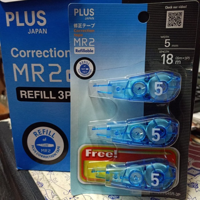 

Refill Correction Tape Mr 2 Plus Japan Wh 645-3P