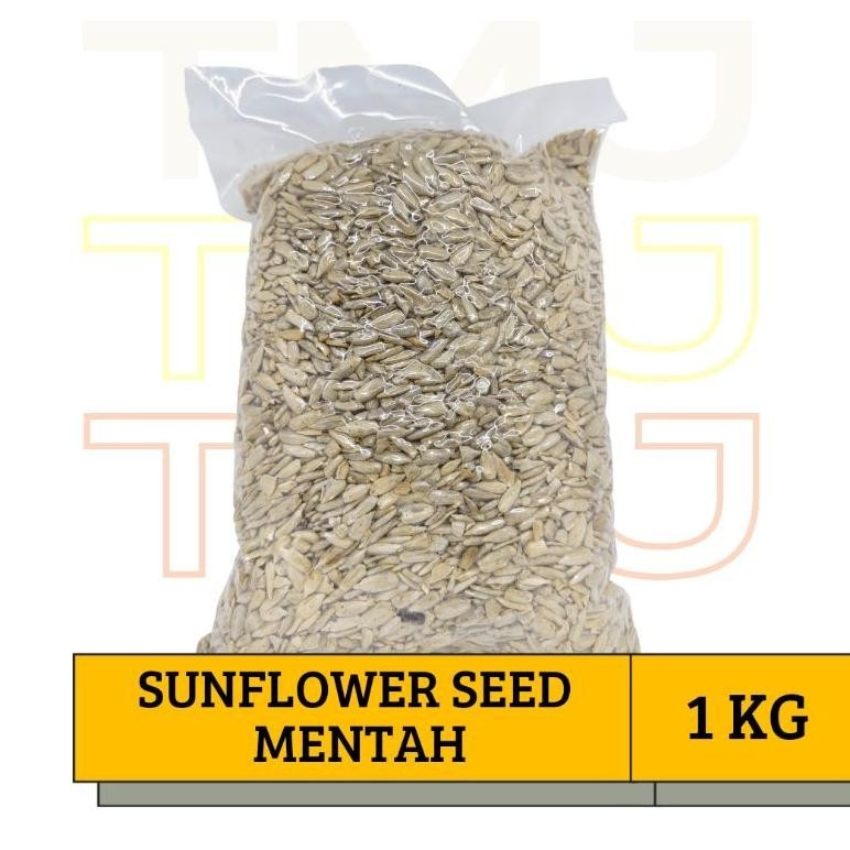 

BN SUNFLOWER SEEDS /BIJI BUNGA MATAHARI KUPAS MENTAH 1 KG TERLARIS