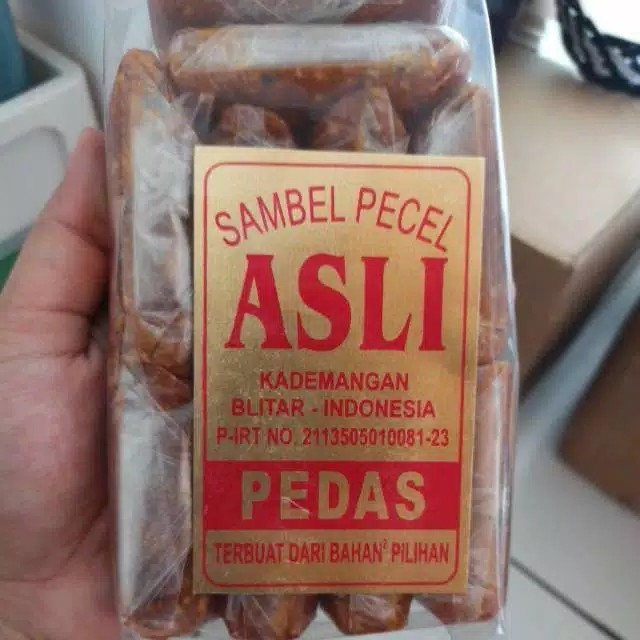 

Sambel Pecel Blitar "" 450 Gram Produksi Kademangan (Bumbu Kacang)