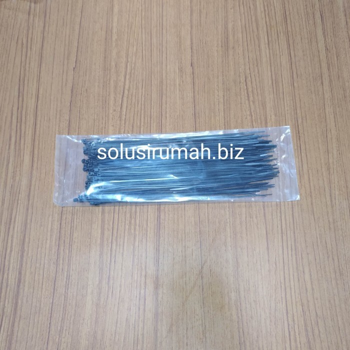 

((((()paling dicari] KABEL TIE 20CM HITAM 200 MM CABLE TIES PENGIKAT DASI PAK 100PCS PACK B