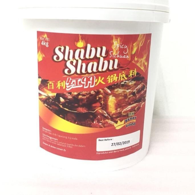 

Bumbu Huoguo / Shabu-shabu Instan / Kuah Mala Sichuan Hotpot 4kg - ORI TB